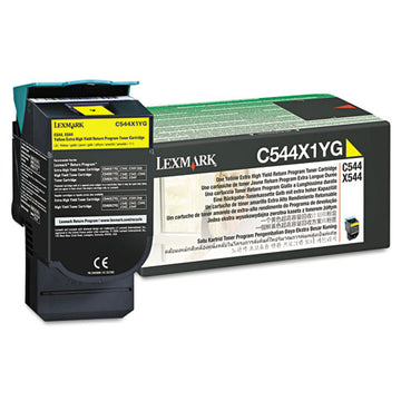 Lexmark™ C544x1yg Return Program Extra High-yield Toner, 4,000 Page-yield, Yellow freeshipping - TVN Wholesale